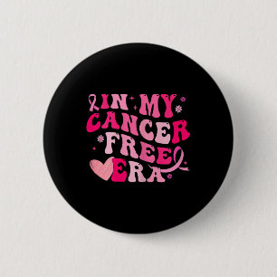 My Cancer Free Era Breast Cancer Awareness Survivo Button