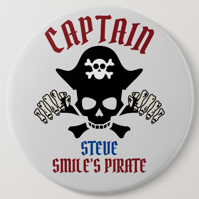 My Captain | International Talk Like a Pirate day  Button (Front)