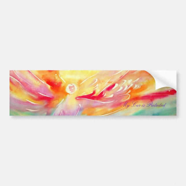 My Car is Protected Bumper Sticker (Front)