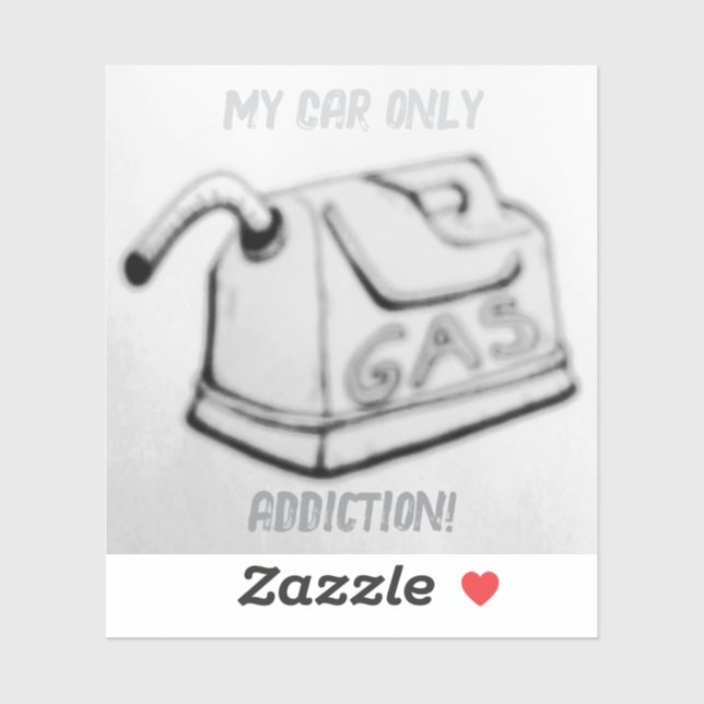 My Car only Addiction! Sticker (Sheet)