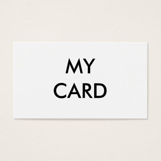 MY CARD (Front)