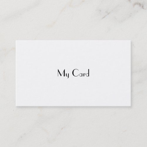 My Card Funny Business Cards