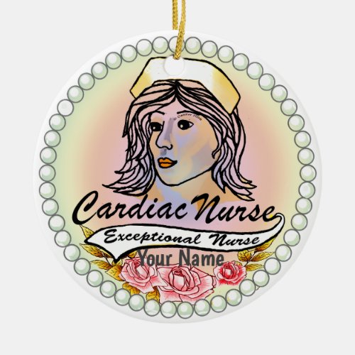 My Cardiac Care Nurse custom name ornament