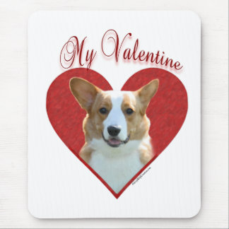 My Cardigan Welsh Corgi Valentine Mouse Pad