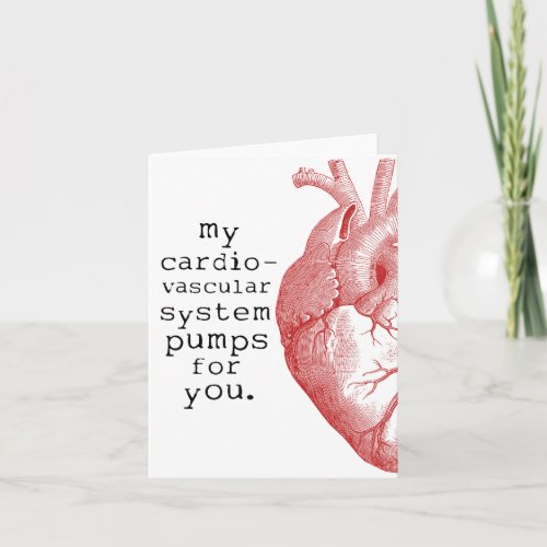 My Cardiovascular System Pumps for You Card