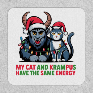My Cat and Krampus Have the Same Energy Funny  Patch