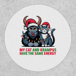My Cat and Krampus Have the Same Energy Funny Patch