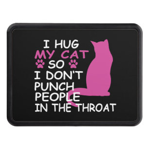 My Cat And People Funny Hitch Cover