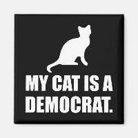 My Cat Is A Democrat Funny Political