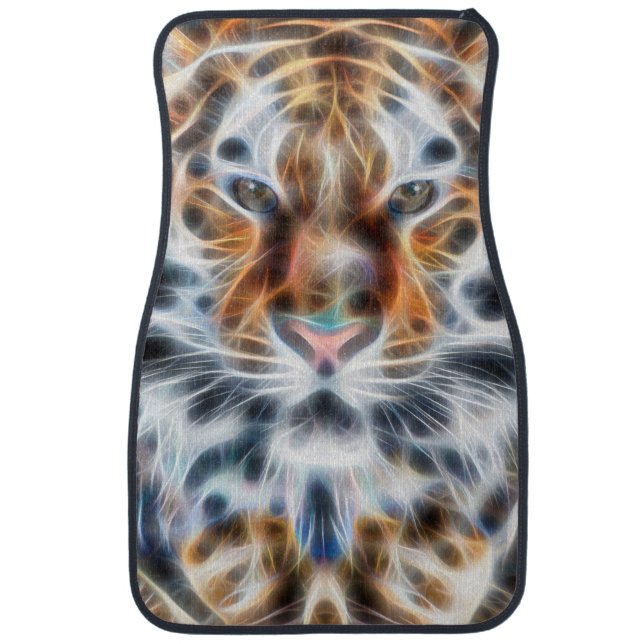 My Cat is Acting Up Tiger Bold Energy Car Mat (Front)