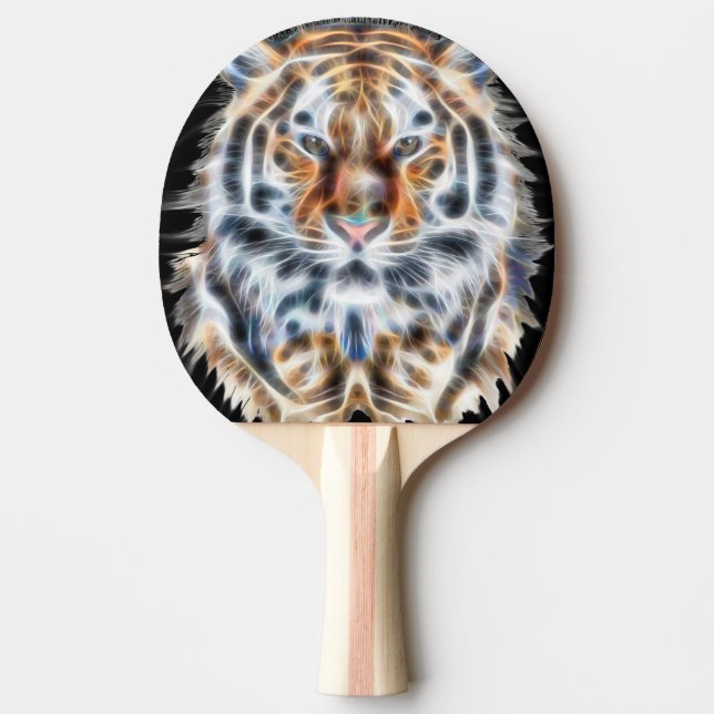 My Cat is Acting Up Tiger Bold Energy Ping-Pong Paddle (Front)