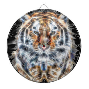 My Cat is Acting Up Tiger facial Energy Dartboard With Darts