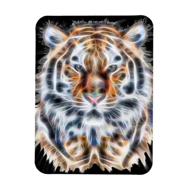 My Cat is Acting Up Tiger facial Energy Magnet (Vertical)