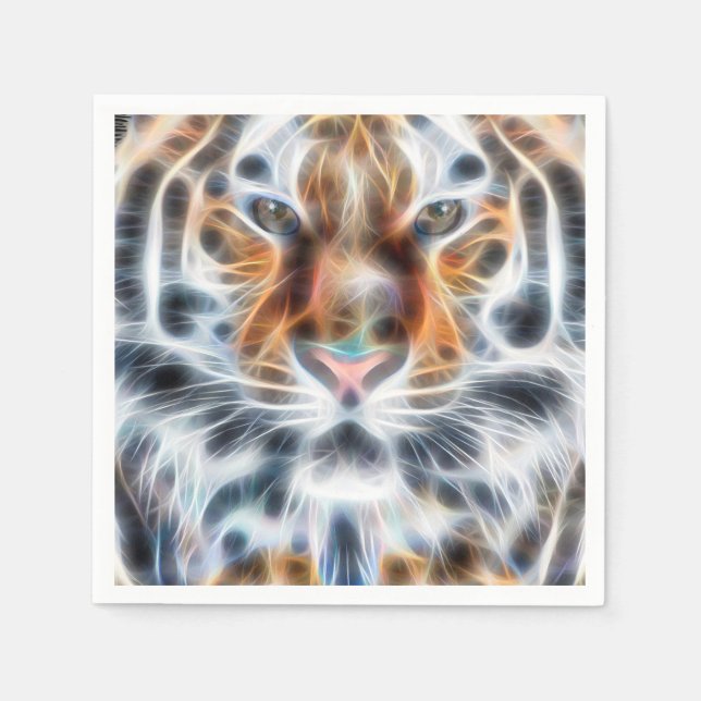 My Cat is Acting Up Tiger observing Energy Napkins (Front)