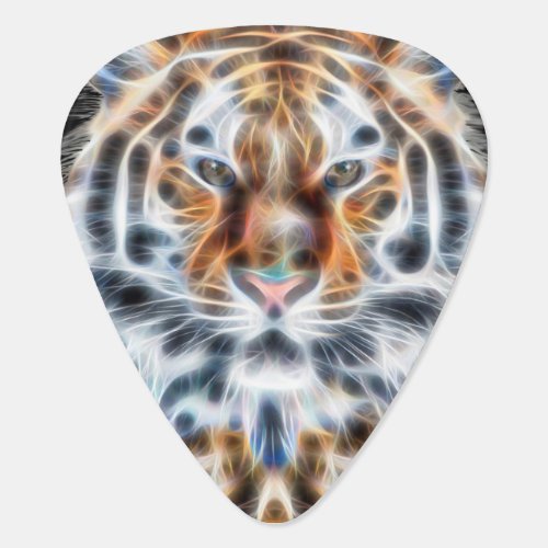 My Cat is Acting Up Tiger Portrait Energy Guitar Pick
