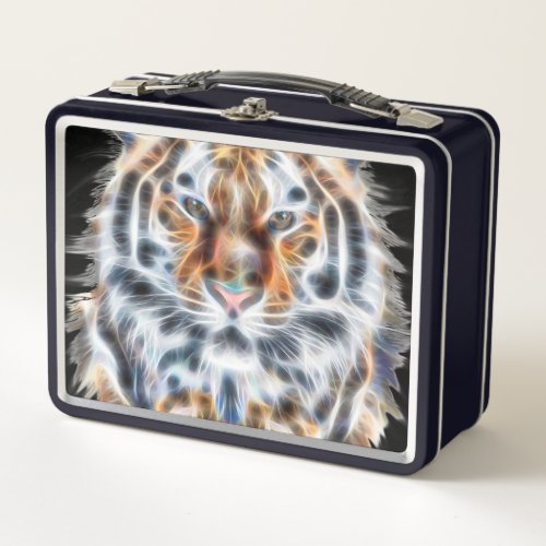 My Cat is Acting Up Tiger Style Energy Metal Lunch Box