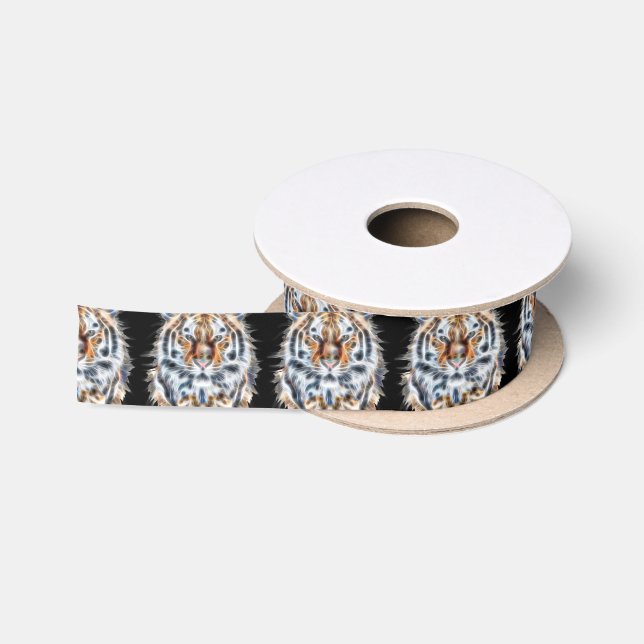 My Cat is Acting Up Tiger Style Energy Satin Ribbon (Spool)