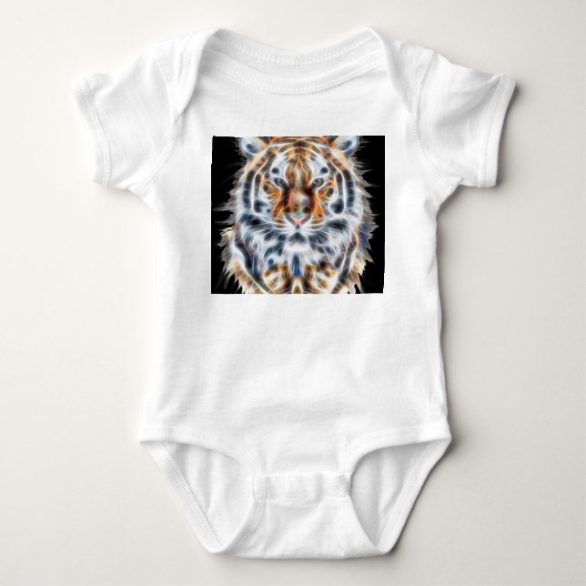 My Cat is Acting Up Wild Tiger Energy Baby Bodysuit (Front)