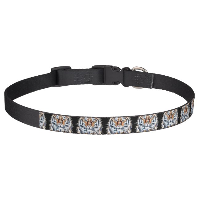 My Cat is Acting Up Wild Tiger Energy Pet Collar (Front)