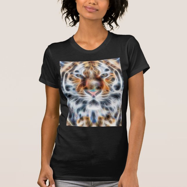 My Cat is Acting Up Wild Tiger Energy T-Shirt (Front)