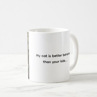 My Cat Is Better Behaved, Cat Coffee Mug