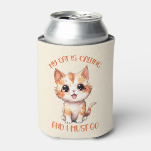 My Cat Is Calling Cute Orange Cat Can Cooler
