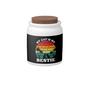 My Cat Is My Bestie Candy Jar