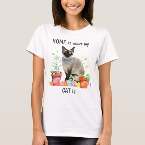 My Cat is My Home T_Shirt