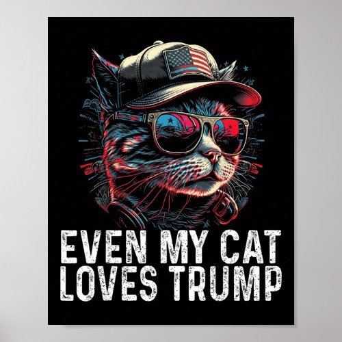 My Cat Loves Trump 2024  Poster