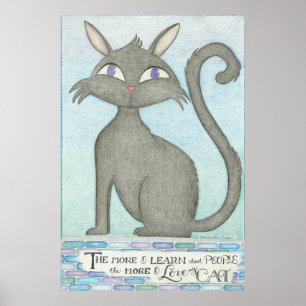 My Cat - Mark Twain Quote Inspired Wall Art