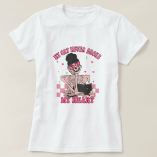 My Cat Never Broke My Heart Anti-Valentine T-Shirt