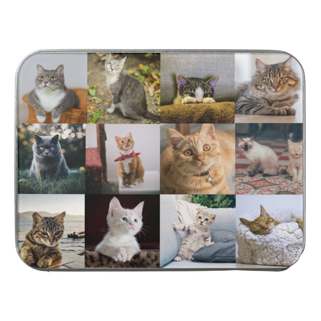 My Cat Photo Collage on Jigsaw Puzzle (Case Horizontal)