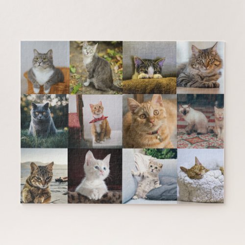 My Cat Photo Collage on Jigsaw Puzzle