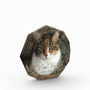 My Cat Photo Memorial Block
