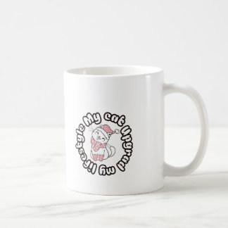 My Cat Upgraded My Lifestyle – Cute Cat Design Coffee Mug