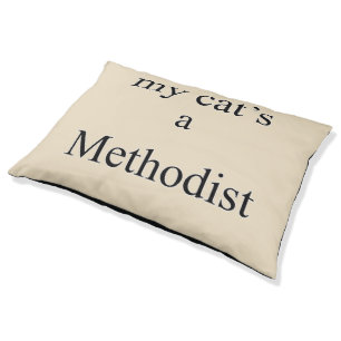 My Cat's a Methodist Pet Bed