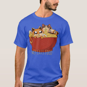 My Cats Food Ramen  Cat T Anime Tee Japanese 