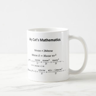 My Cat's Mathematics Mug