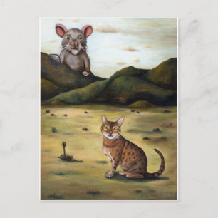 My Cats Worst Nightmare Postcard