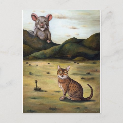 My Cats Worst Nightmare Postcard