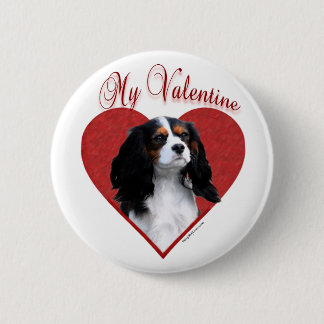 My Cavalier Valentine Pinback Button