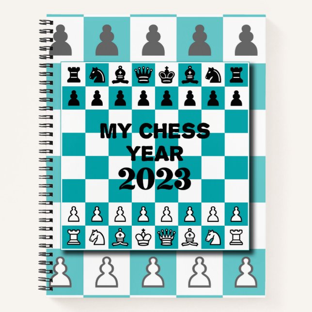 My Chess Year 2023, Notebook (Front)