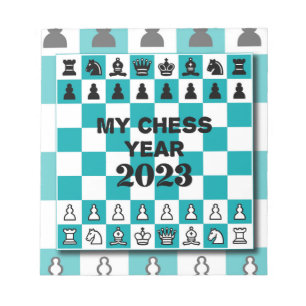 My chess year notepad