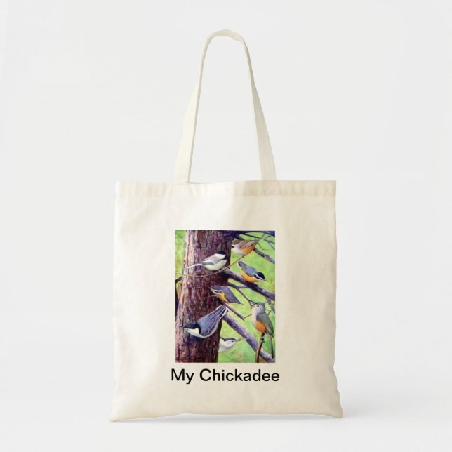 My Chickadee Tote Bag (Front)