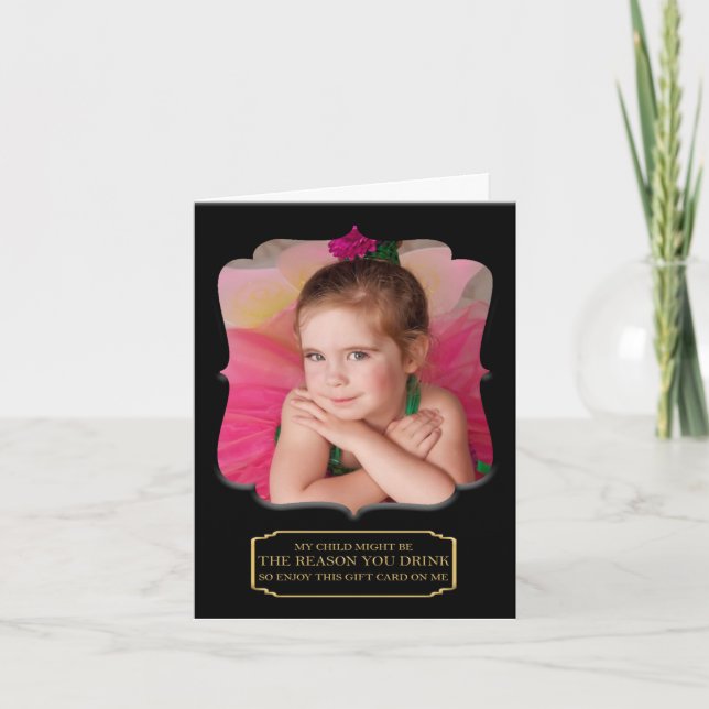 My Child Might Be The Reason You Drink Note Cards (Front)