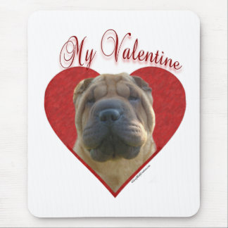 My Chinese Shar-Pei Valentine Mouse Pad