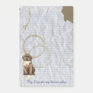 My Chocolate Lab Ate my Lesson Plan Post-it Notes