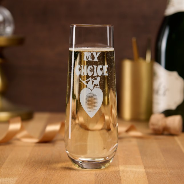 MY CHOICE STEMLESS CHAMPAGNE FLUTE (Party)