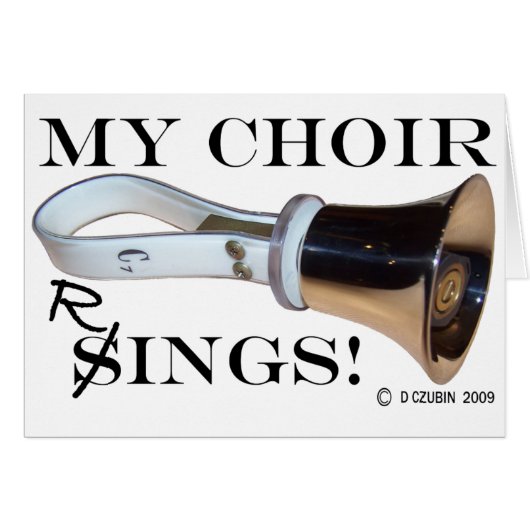 My Choir Rings Cards (Front Horizontal)