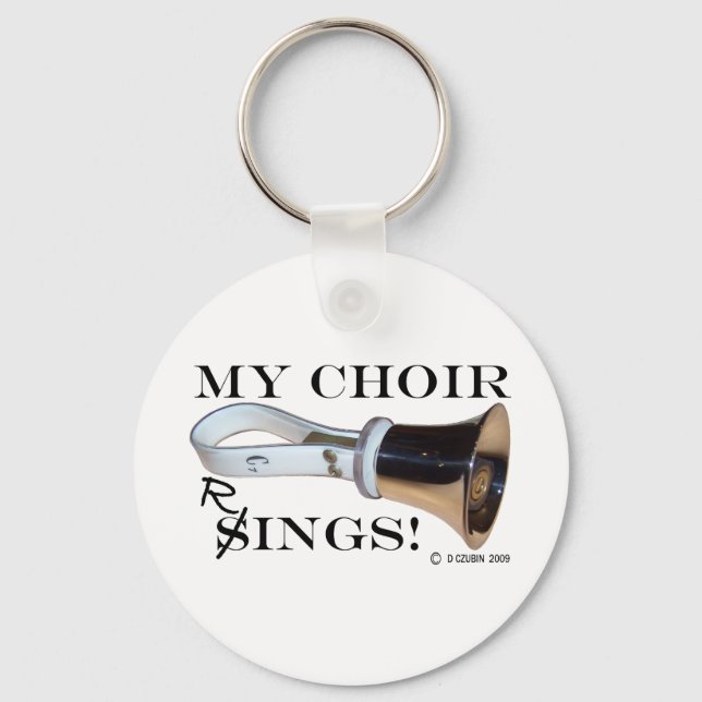My Choir Rings Keychain (Front)